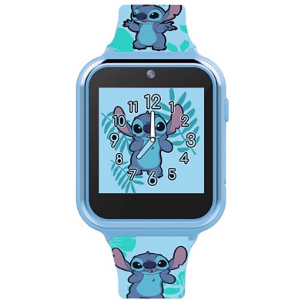 Disney Stitch Interactive Watch Kids OS Blue New Touch Screen Camera Games